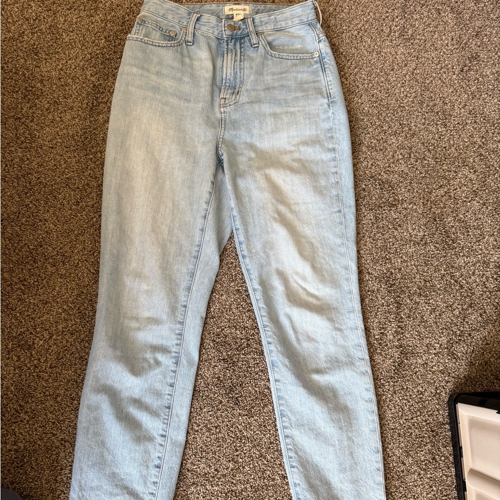Madewell curvy straight jeans